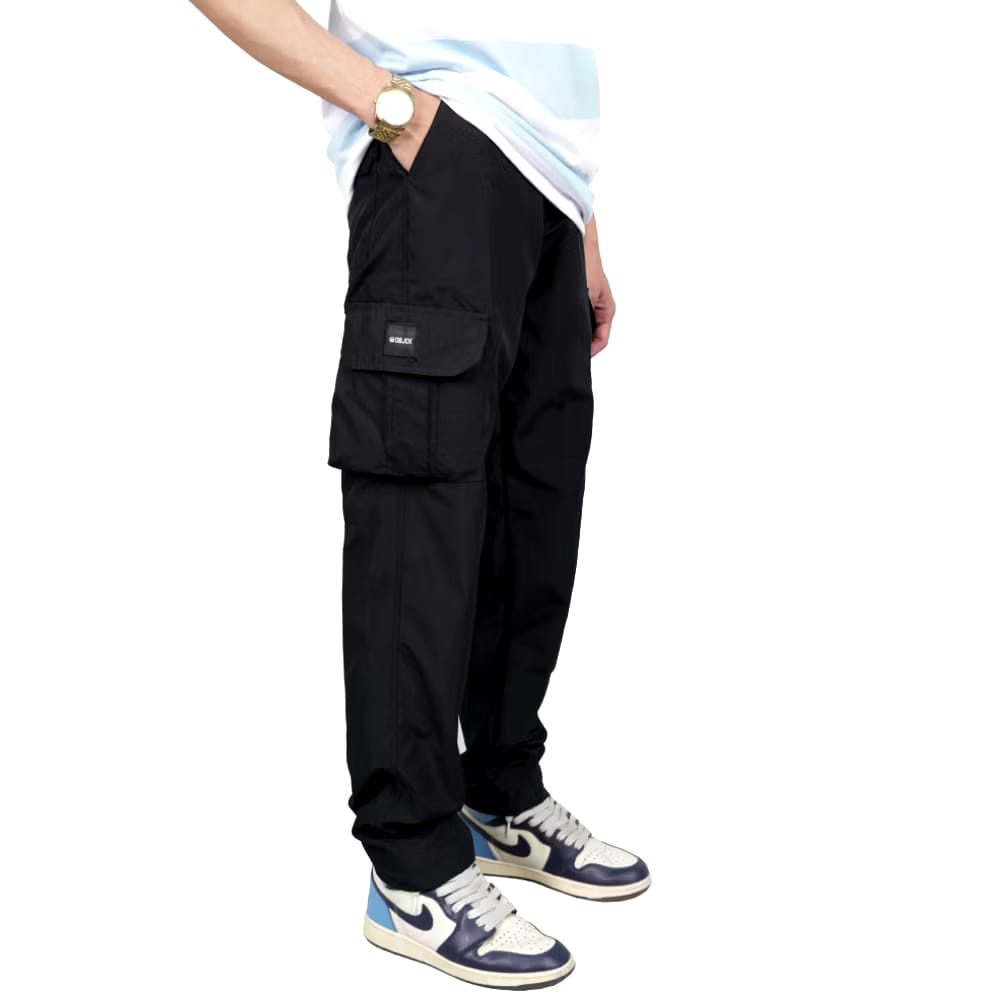 Dobujack Celana Biles Long Cargo Black
