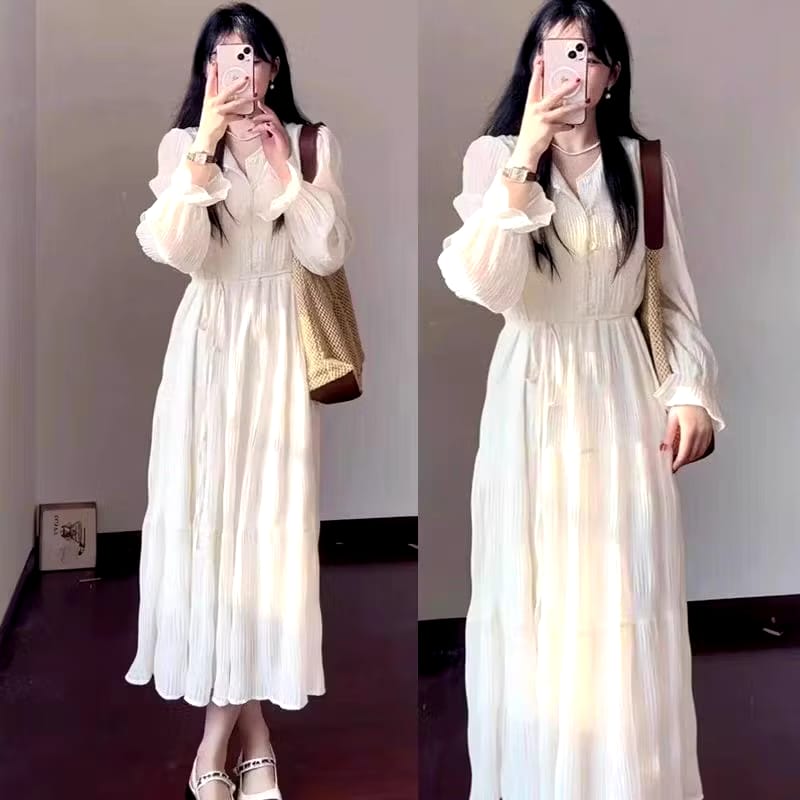 Dress Panjang Sifon